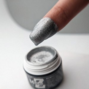 Glitz Gel MOOZ гель-краска (серебро)
