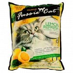 Наполнитель Fussie Cat Фасси Кэт 10л Лимон Комкующийся