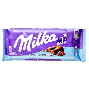шоколад Милка bubbly Alpine Milk 90 г 1/14