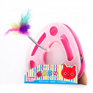 Игрушка для кошек ТРЕКБОЛ с колокольчиком (25*25*36см)