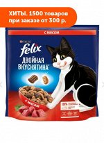 Felix сухой корм для кошек Двойная вкуснятина с мясом 1.3кг АКЦИЯ!
