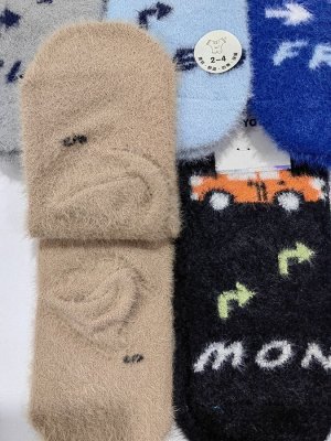 Носки детские теплые размер 2-4 года