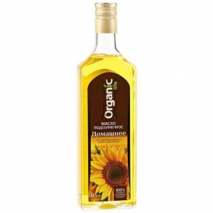 Подсолнечное масло "Домашнее" ORGANIC LIFE 500МЛ