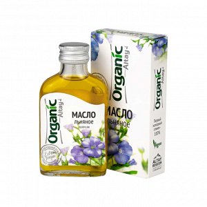 Масло льняное100 мл Organic Altay