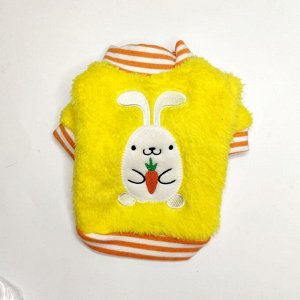 Футболка флисовая меховая для собак и кошек