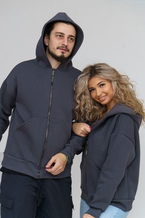 Толстовка ткань: футер 3-х нитка с начесом
состав: 65% хлопок, 35% п/э

Модная "zip hoodi " унисекс в трендовом стиле oversize выполнена из качественного футера 3-х нитки с начёсом. Обладая необыкнове