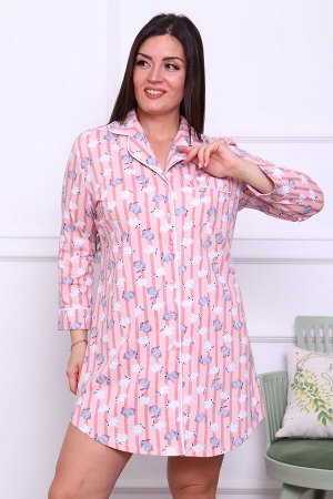 Jersey Lab Платье-рубашка женское ПД-007В