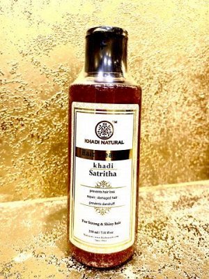Khadi Natural шампунь Satritha Сат и Рихта для сухих и ломких волос, 210 мл