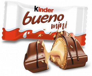 Вафельные батончики с ореховой начинкой Kinder Bueno Mini / Киндер Буено Мини 108 гр