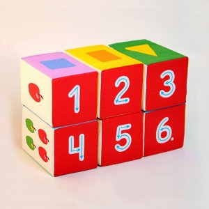 Кубики МЯКИШИ 473 Три Кота математика