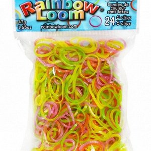 Резиночки для плетения браслетов RAINBOW LOOM, коллекция Леденцы, Тутти Фрутти