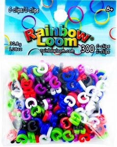 С - клипсы RAINBOW LOOM для плетения браслетов из резиночек