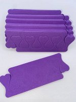 Разделитель для пальцев (10 пар) фиолетовый цвет