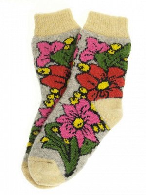 Носки женские "Цветочки" 5-61-1