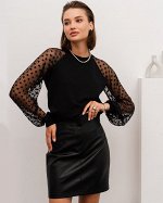 Свитшот с кружевным рукавом &quot;реглан&quot; 71.6.20