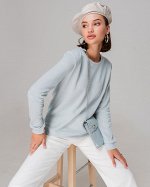 Свитшот из футера с люрексом SL003