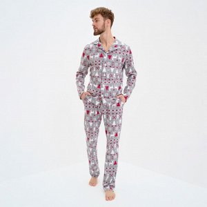 Пижама новогодняя мужская KAFTAN «Скандинавия»