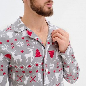 Пижама новогодняя мужская KAFTAN «Скандинавия»