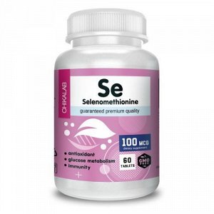 Селен CHIKALAB Selenium (Cеленометионин) 100мкг. - 60 таб