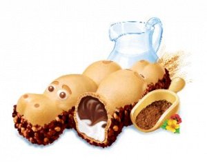 Шоколад Kinder Happy Hippo Cacao 17.25g - Киндер  бегемотик с шоколадной  начинкой