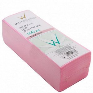 ItalWax, Полоска для депиляции 7*20, (РОЗОВАЯ), 100 шт