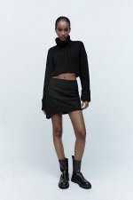 МИНИ-ЮБКА АСИММЕТРИЧНОГО КРОЯ