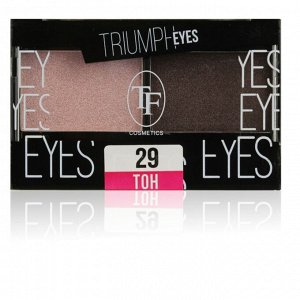Тени для век TF Cosmetics двухцветные Triumph Eyes, CTE33, тон 29, ТФ, Триумф, TRIUMPH