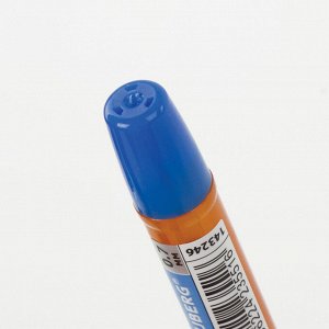 Ручка шариковая масляная с грипом BRAUBERG Model-XL ORANGE, СИНЯЯ, узел 0,7мм, линия 0,35мм, 143246