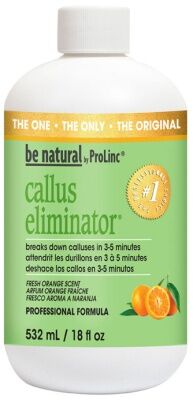 Be Natural, Средство для удаления натоптышей "Callus Eliminator" с запахом апельсина, 532 мл