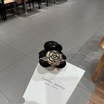 Заколка для волос &quot;крабик&quot;, декор &quot;роза&quot;, цвет черный/золотой
