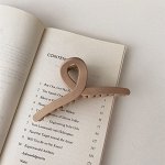 Заколка для волос &quot;крабик&quot;, цвет бежевый