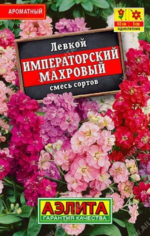 Левкой Императорский махровый (смесь) (Код: 90084)