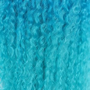 САМБА Афролоконы, 60 см, 270 гр, цвет синий/ультрамарин HKBТ4537/Т5127 (Бразилька)
