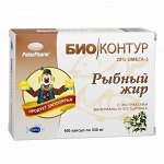 Рыбный жир с экстрактами валерианы и пустырника &quot;БиоКонтур&quot; - БАД, № 100 капс. х 0,33 г