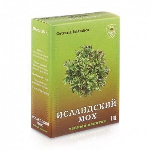 Исландский мох чайный напиток, 25 г, "ФИТОСИЛА" (коробочка)