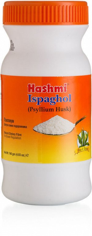 Псиллиум, "Испагол" шелуха семян подорожника, 140 гр Hashmi