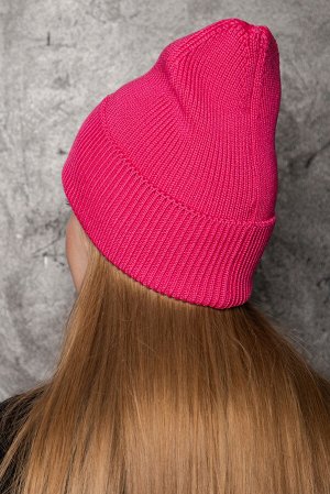 Шапки Бренд: ДАРЬЯ. Модель: шапка. Цвет: розовый. Фактура: однотонная. Комплектация: шапка. Состав: хлопок-50%, акрил-50%. Подкладка: без флиса. Отворот: с отворотом.