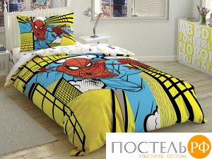 Постельное белье детское SPIDERMAN EXCITING JUMP, 1,5-спальное, TAC-Турция. коробка