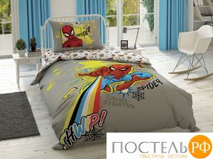 Постельное белье детское SPIDERMAN POWER, 1,5-спальное, TAC-Турция. коробка