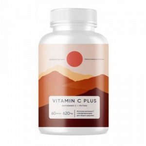 Комплексная пищевая добавка "VITAMIN C + RUTIN" (Витамин С + Рутин) поддержка иммунитета 60 капс. Элементика