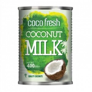 Кокосовое молоко "Coco Fresh" 18%, ж/б 400 мл  Эко-Индекс