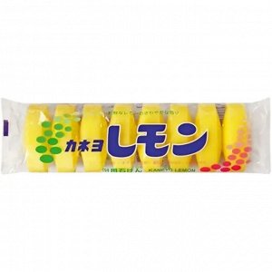 Душистое туалетное мыло "Kaneyo Lemon" с маслом лимона (для лица и тела) / кусок 45 г х 8 шт.