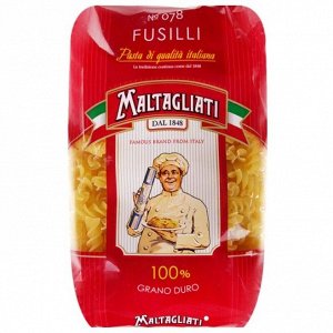 Макароны Maltagliati Fusilli (Спираль ,078), 450г