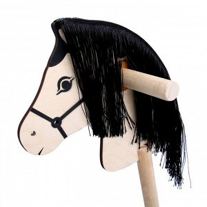 Игрушка «Лошадка на палке» с волосами, длина: 100 см