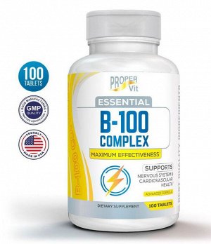 Витамин B ProperVit B-100 Complex - 100 таб