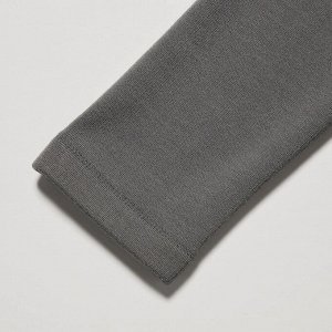 UNIQLO Heattech - ультра-теплая футболка с длинным рукавом - серая