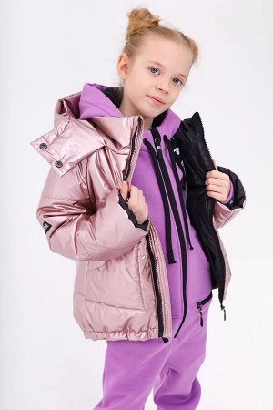 Куртка DEMI for KIDS, розовый жемчуг