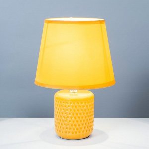 Настольная лампа "Манолия" Е14 40Вт желтый 18х18х27 см RISALUX