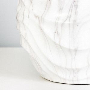 Настольная лампа "Скарла" E14 40Вт бело-серый 30х30х46 см RISALUX