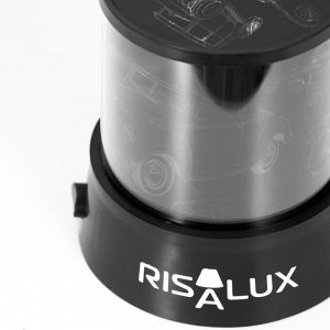Ночник-проектор "Ретротехника" LED USB/от батареек черный 10,8х10,8х11,5 см RISALUX